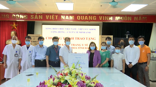 Bệnh viện Đa khoa tỉnh Bắc Ninh tiếp nhận 35.000 khẩu trang y tế