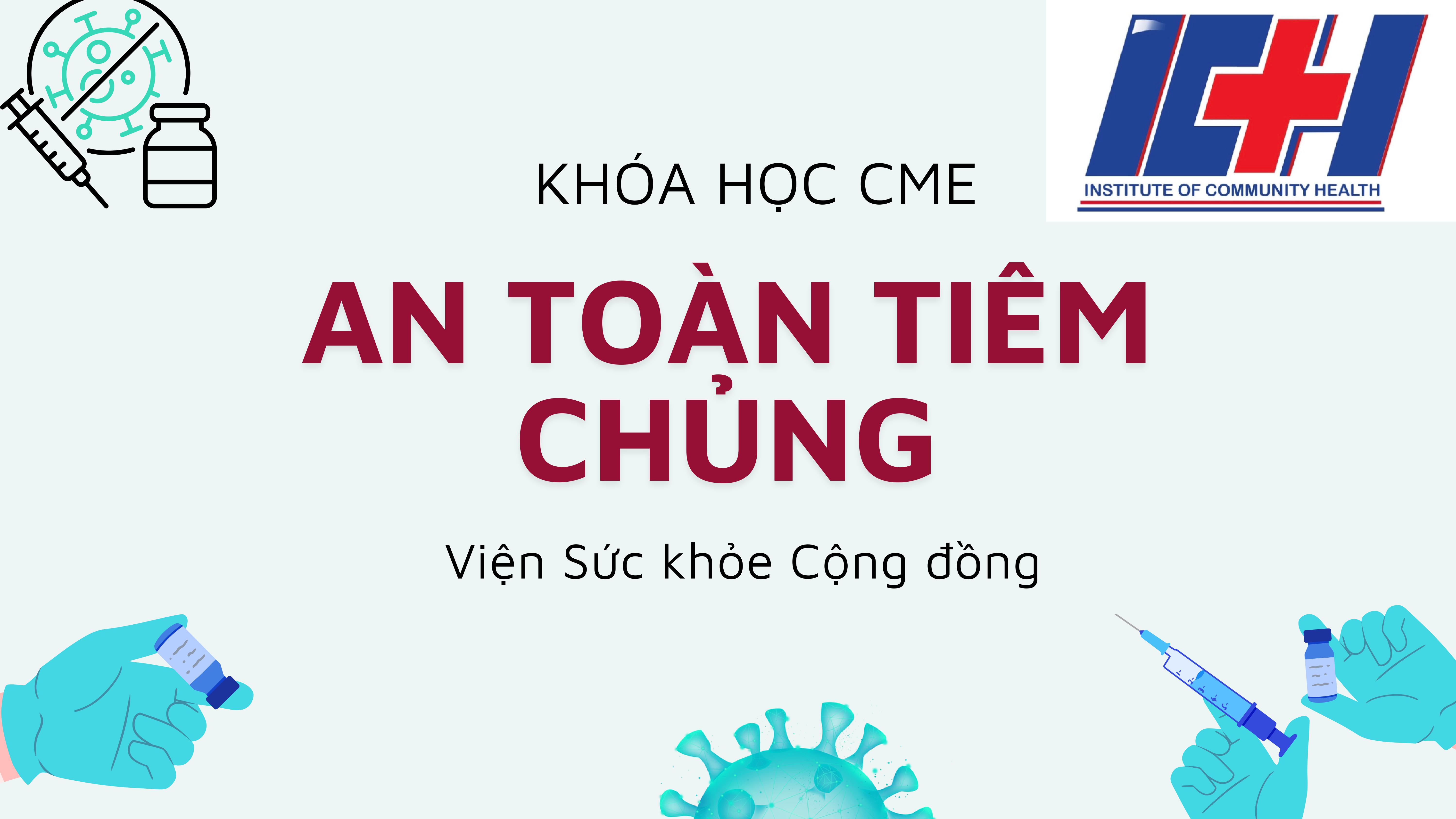 Thông báo tuyển sinh lớp An toàn tiêm chủng khóa 2